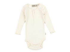 Wheat cream rib bodysuit Lotta